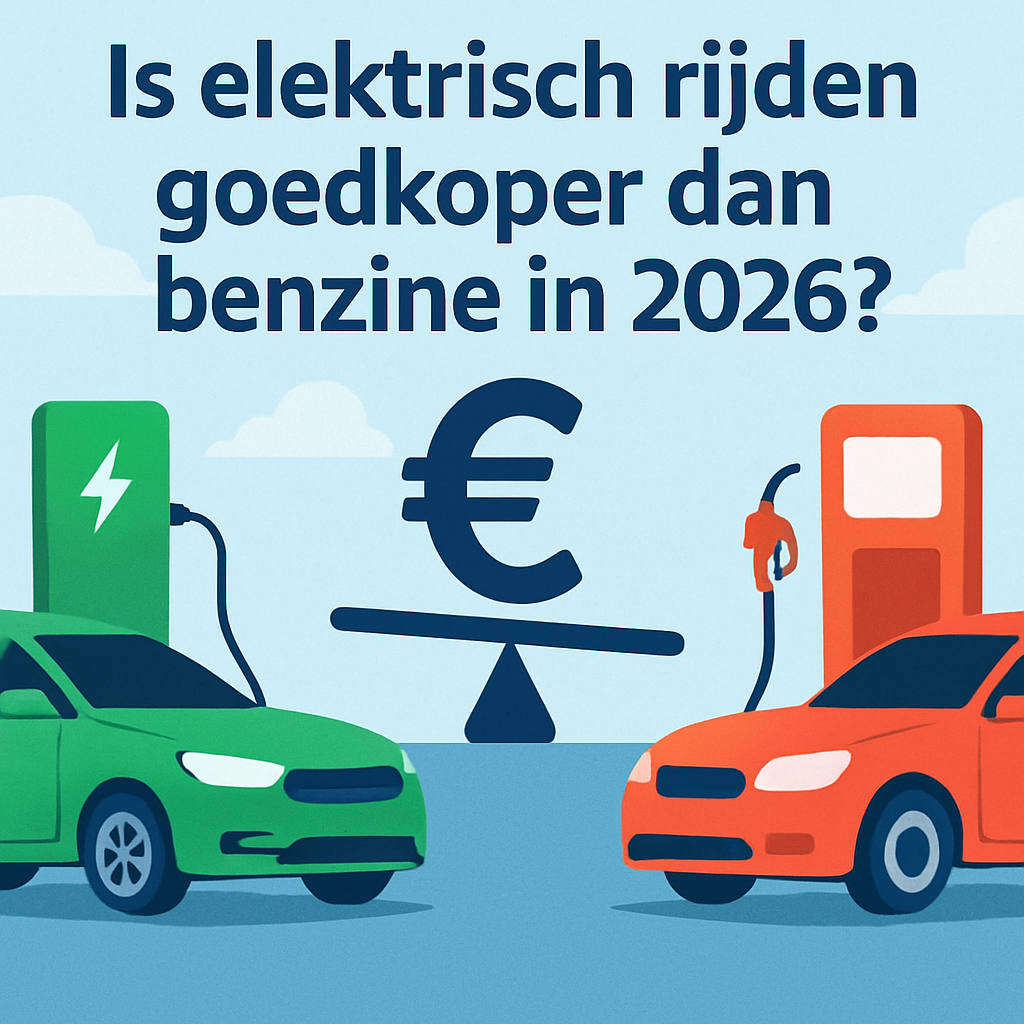 Is elektrisch rijden goedkoper dan benzine in 2026?