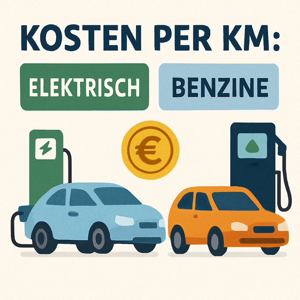 Kosten per km: elektrisch versus benzine
